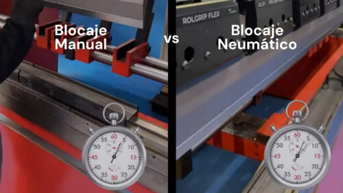 blocaje manual vs sistema neumático de utillaje