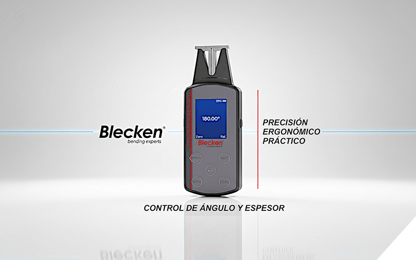 Características destacadas medidor angulos_